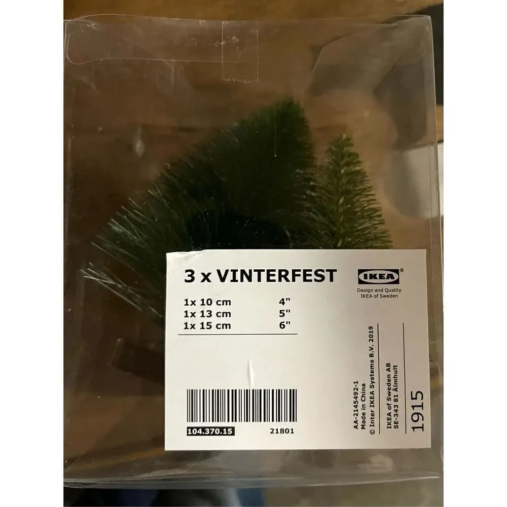 NEW IKEA Vinterfest Trio Decorative Trees